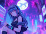 draw anime girls cyberpunk