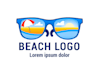 design a unique sunglass logo in short time