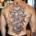 custom an abstract black tattoo design