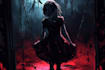 create dark art, horror or skull artworks illustration
