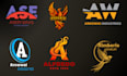 modern timeless logo design with copyrights
