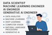 be your expert data scientist, machine learning engineer, and genai engineer