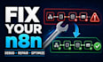 fix and optimize n8n workflows errors and API integrations