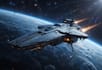 create a sci fi spaceship art