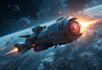 do a sci fi spaceship art