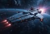 draw a sci fi spaceship art