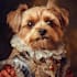 draw a custom royal pet portrait, cat portrait, dog portrait