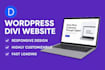 design a responsive divi website using wordpress divi theme