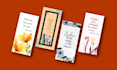 create bookmark and flyer designs