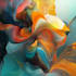 create abstract geometric digital art
