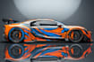 itasha car wrap, racing car wrap, livery car wrap design