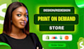 do print on demand store, shopify pod store, printify, printful, pod store