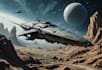 do a sci fi spaceship art