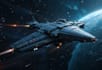 create a sci fi spaceship art