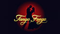 do tango salsa couple dancer silhouette mascot logo