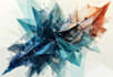 create abstract geometric digital art