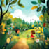 create book  illustrations for children book