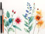 paint watercolour botanical illustrations