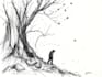 create a scribble sketch for authors, album covers and more