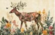 draw an animal and botanical illustration