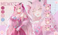 draw custom pngtuber model with anime style