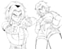 draw character your oc line art