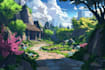make concept art, environment or landscape landscape