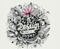 make hand drawn t shirt dance studio logo