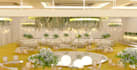 renovate 3d event hall,bridal couch,banquet hall,stage design,d5 render,hotel ha