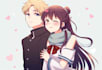 draw you anime couple art portrait