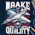 make high quality t shirt fighter jet logo