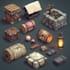 draw delightful 2d game icons props assets and objects