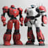 3d model the robot and mecha