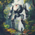 create a sci fi robot and mecha concept art