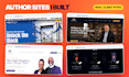build a self published author website with book store on wordpress