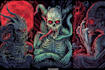 custom illustration dark art and psychedelic