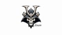 do samurai skull head mascot logo design with company