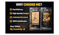 design premium brand posters and flyers designs