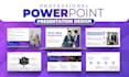design custom powerpoint templates professional master slide