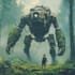 draw mecha robot armor character concept for you