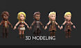 model 3d assets models props and character