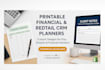 design printable financial tracker planners, do redtail CRM management planner