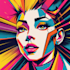 make an awesome and colorfull wpap pop art illustration