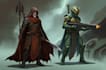 create dnd character art and sci fi concept art