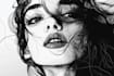 draw simple black and white illustration