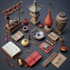 do amazing 2d assets 3d game art model props and objects