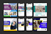 design 30 social media posts for the full month and canva templates