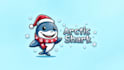 design an awesome arctic shark mascot logo with express delivery