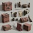 create 2d game assets, props, objects, level maps, icons