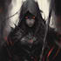 draw dark fantasy character illustration